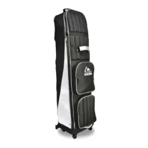 image of Black/Silver Deluxe Longridge Travel Cover with Wheels