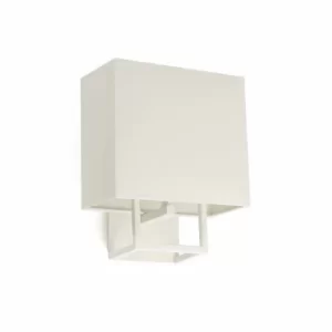 image of Vesper 1 Light Indoor Wall Lamp White with Shade, E14