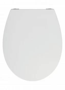 image of Wickes Thermoset Slimline Toilet Seat - White