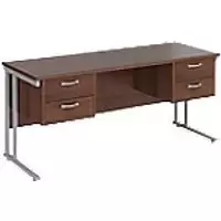 image of Dams International Desk MC616P22SW 1,600 x 600 x 725 x 800 - 990 mm