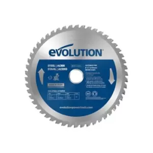 image of Evolution Mild Steel Cutting Mitre Saw Blade 210 x 25.4mm x 50T