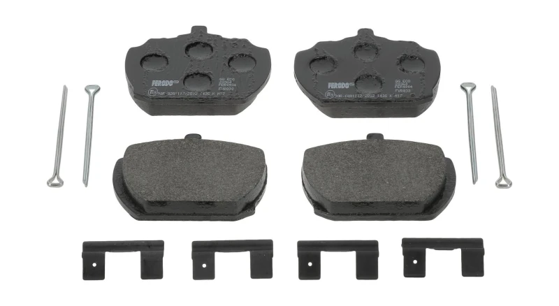 Image of FERODO Brake pad set FERODO FVR833