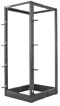 Intellinet Network Rack, Open Frame (4-Post), 48U, Black,...