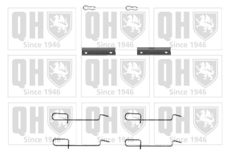 Image of QUINTON HAZELL Brake pad fitting kit QUINTON HAZELL BFK741