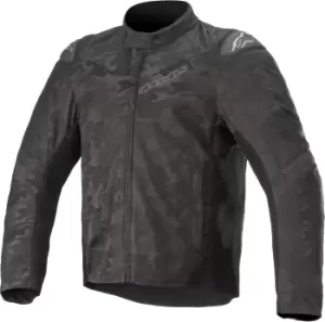 Image of Alpinestars T-SP5 Rideknit Camo Motorcycle Textile Jacket, black-multicolored, Size XL, black-multicolored, Size XL