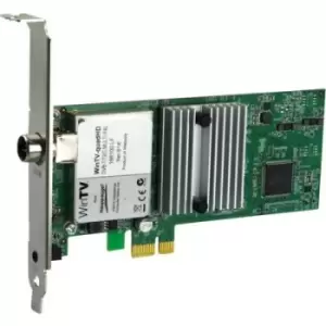 image of Hauppauge WinTV-quadHD DVB-T2 (aerial), DVB-T (aerial), DVB-C (cable) PCIe x1-Card incl. remote control No. of tuners: 4