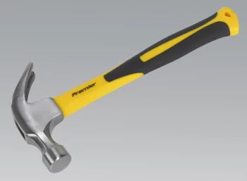 image of Sealey CLHF20 Claw Hammer 20oz Fibreglass Shaft