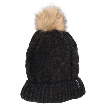 Image of Gelert Twist Pom Beanie Ladies - Grey