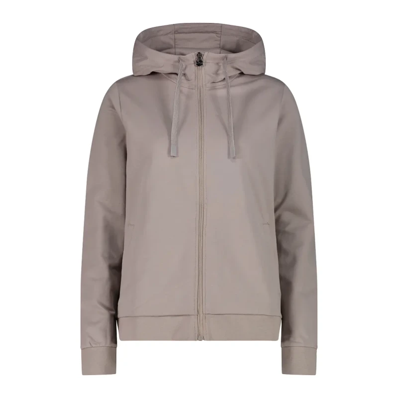 Image of CMP Womens zip-up hoodie CMP Beige Female 3XL