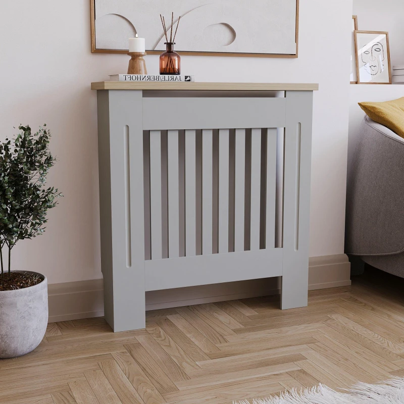 Image of Lassic Vida Designs Arlington Radiator Cover, Small Grey unisex Small