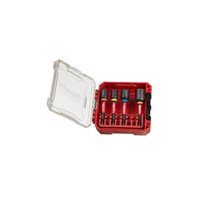 Image of Milwaukee 4 Piece Mag Shockwave Impact Duty Nut Driver Set 4932492445