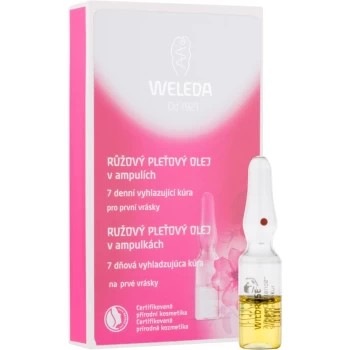 image of Weleda Rose Skin Oil Ampules - 7-Day Smoothing Treatment 7x0.8ml