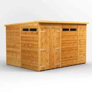 Image of Power 10' x 8' Pent Double Door Security Shed