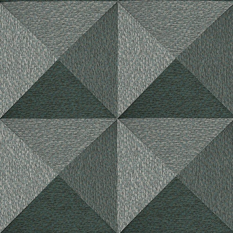 Image of Design ID DID Weaved Cube Green Wallpaper Green unisex One Size
