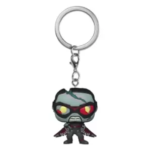 image of Marvel What If...? Pocket POP! Vinyl Keychains 4cm Zombie Falcon Display (12)