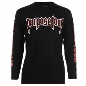 Official Official Justin Bieber Long Sleeve T Shirt - Purpose Tour