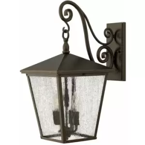 Image of Loops - Outdoor IP44 4Wall Light Regency Bronze LED E14 60W