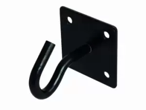 Image of Fixman 786651 Chain Plate Hook 50mm x 50mm Black