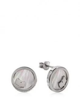 image of Radley Love Radly Heart Sterling Silver Circle Earrings