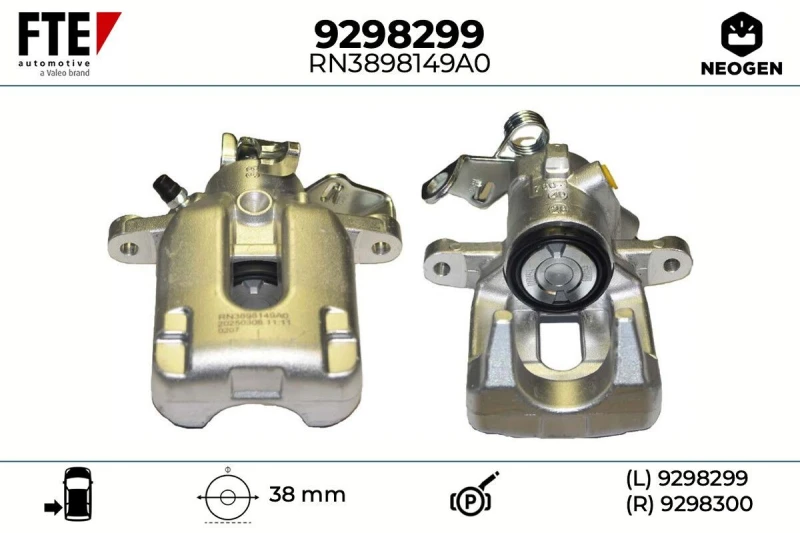 Image of Brake caliper FTE 9298299