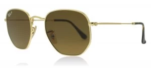 Ray-Ban RB3548N Sunglasses Gold 001/57 Polariserade 51mm