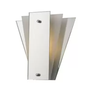 Image of Atlantis wall light polished chrome 1 bulb 26cm