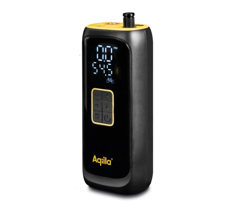 Image of AQIILA Airbird C4 Rechargeable Air Compressor - Yellow & Black 8716778932475