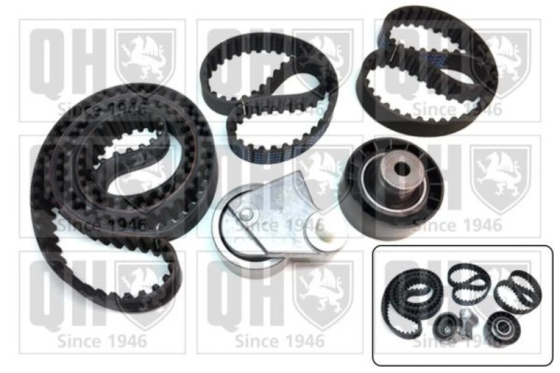 Image of QUINTON HAZELL Timing belt kit QUINTON HAZELL QBK616