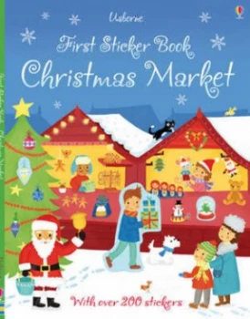 Image of First Sticker Book Christmas Market by Vicki Gausden Paperback