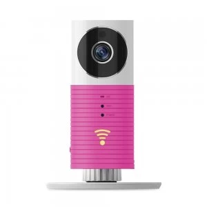 image of Aquarius 720P Wireless WiFi Security Surveillance Camera With 120° Wide Angle Lens - Pink