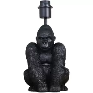 image of Minisun - Gorilla Design Table Lamp Base - Black