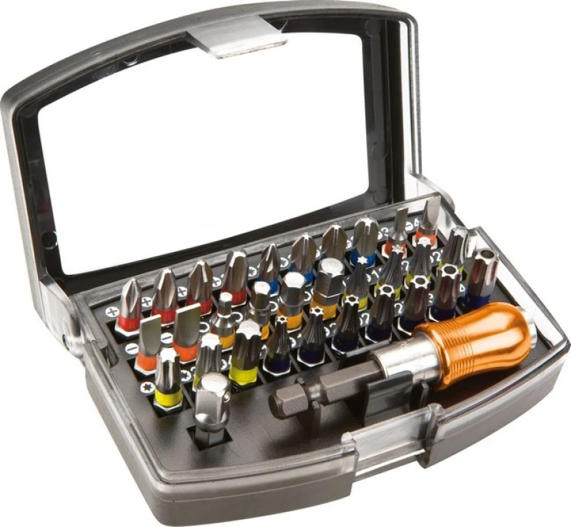 Image of NEO TOOLS 06-106 Screwdriver Bit Set Number of tools: 32 Screwdriver Bit Set (6625)
