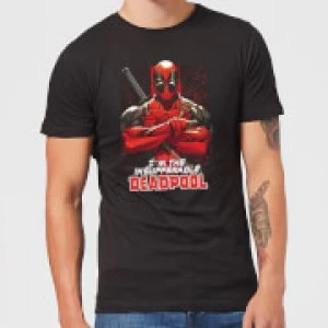 image of Marvel Deadpool Crossed Arms T-Shirt - Black - M