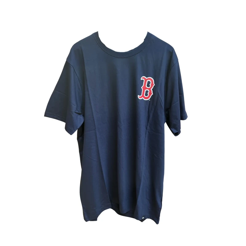 Image of 47Brand T-Shirt 47Brand MLB Boston Red Sox Backer Echo Bleu Unisex XL