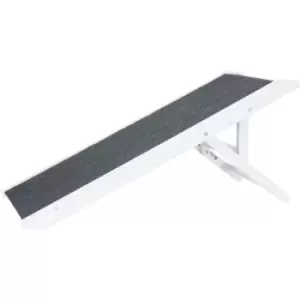 image of Height Adjustable Pet Ramp 36x90cm mdf White 39375 Trixie White