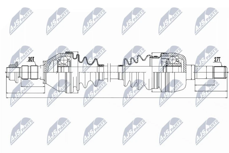 Image of NTY Drive shaft NTY NPW-PL-043
