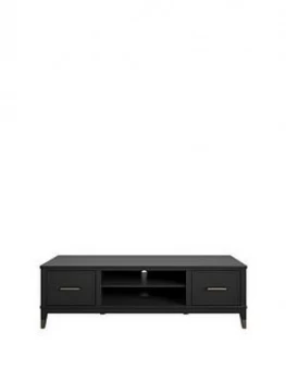 image of Cosmoliving Westerleigh TV Stand - Black/Gold - Fits Up To 65 Inch