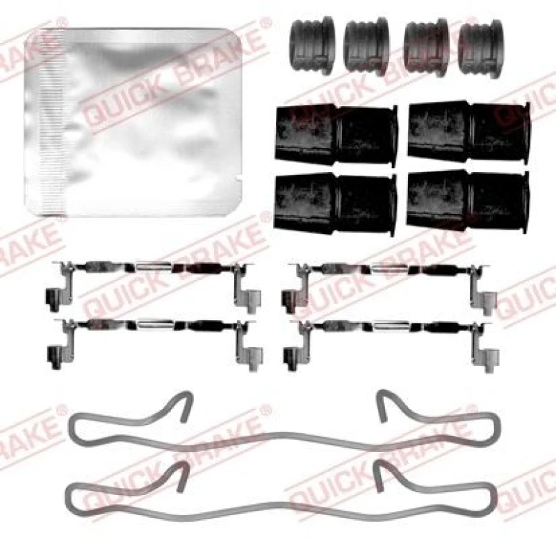 Image of QUICK BRAKE Brake pad fitting kit QUICK BRAKE 109-0145