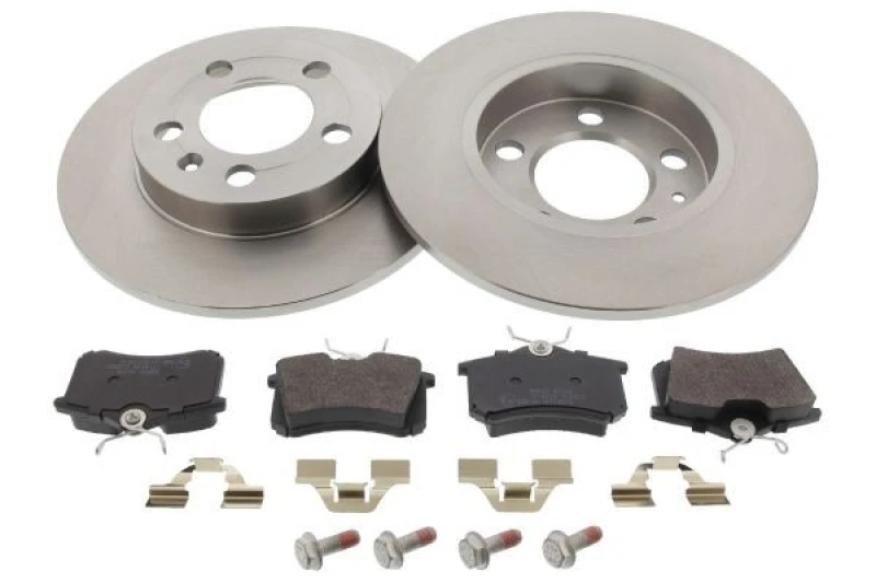 Image of MAPCO 47933 Brake disc and pads set Rear Axle, Brake Disc Type: solid, excl. wear warning contact Brake Set,disc brakes (3405)