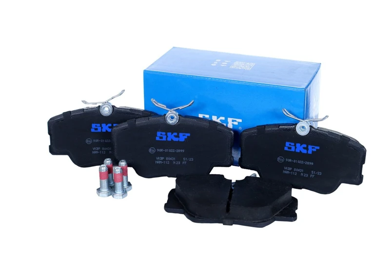 Image of SKF VKBP 80431 Brake pad set not prepared for wear warning indicator Brake Pad Set,disc brake (402)