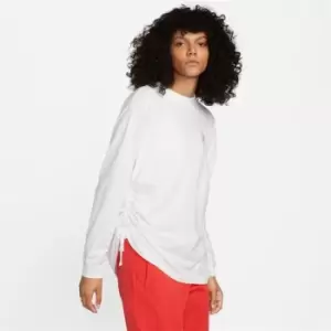 Image of Nike Graphic Long Sleeve Top Womens - White