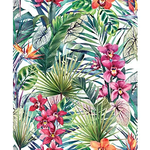 image of Superfresco Easy Aloha Tropical Decorative Wallpaper - 10m