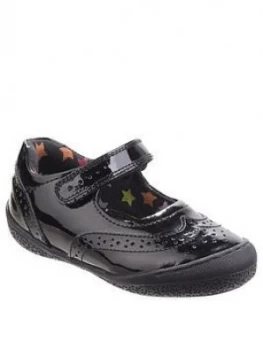 Image of Hush Puppies Rina Toddler School Shoe, Black, Size 9.5 Younger