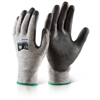 Image of Pu Coated Cut 5 Glove Black - Size M