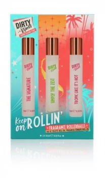 Image of Dirty Works Fragrance Roller Balls Unisex 3x10ml Gift Set