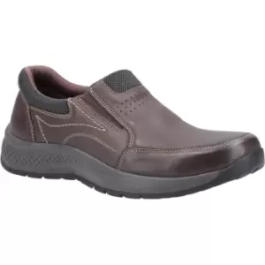 Image of Cotswold Mens Churchill Slip On Leather Smart Casual Shoes UK 11 (EU 45)