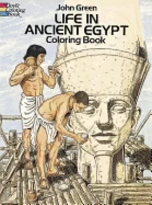 Image of life in ancient egypt coloring book