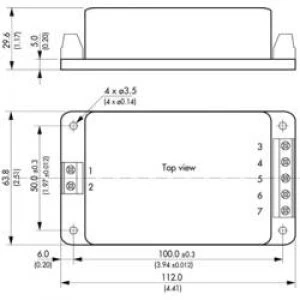 image of ACDC PSU print TracoPower TML 30112C 12 Vdc 2.5 A