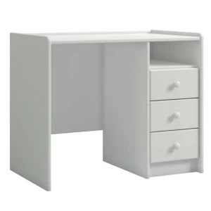 Steens For Kids 3 Drawer Desk - White