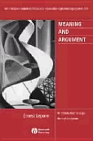 Image of meaning and argument an introduction to logic through language